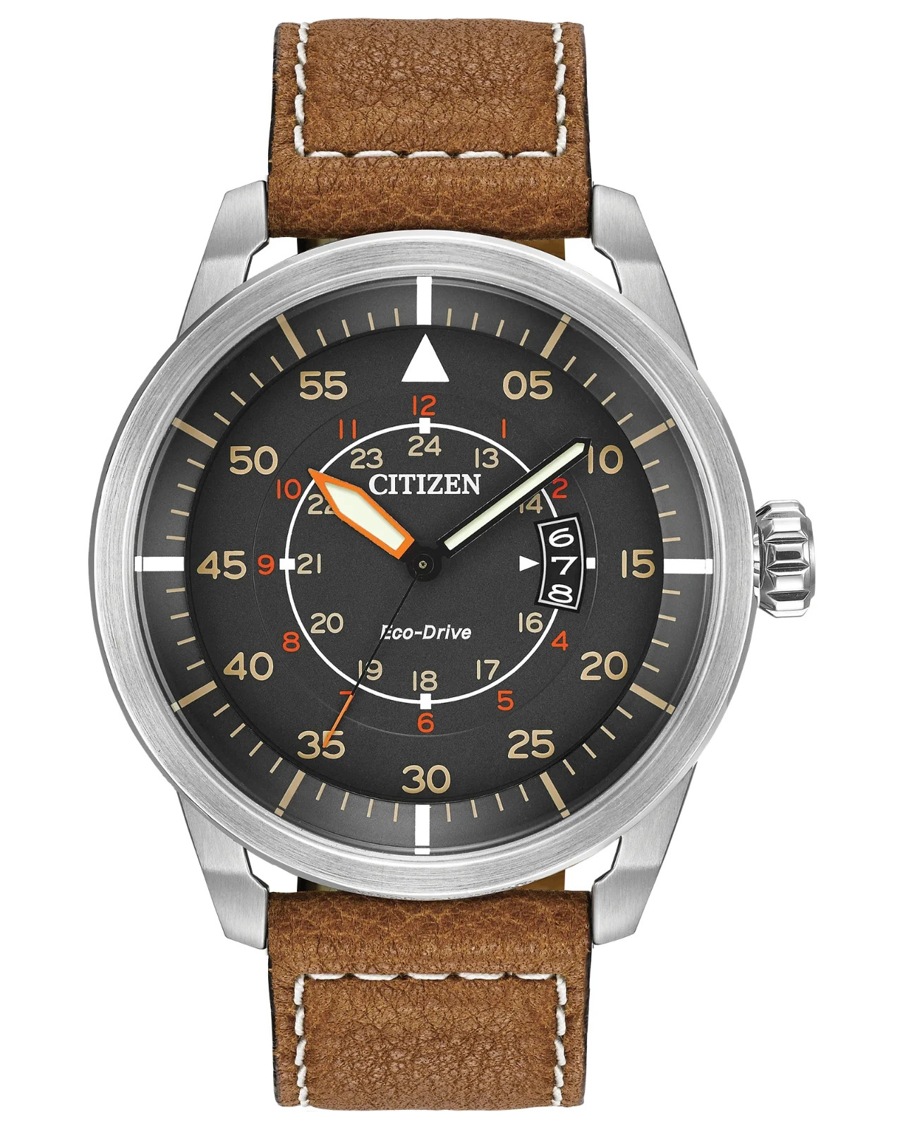 CITIZEN AVION ECO-DRIVE 45MM MENS WATCH BRAND NEW AW1361-10H