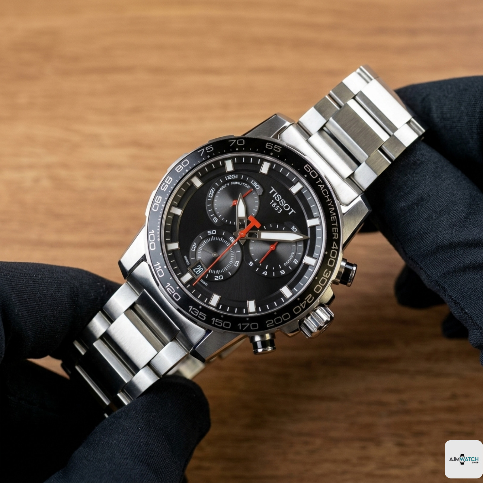 Tissot Supersport Chrono Quartz Men’s Watch T125.617.11.051.00 Black Dial 45.5mm