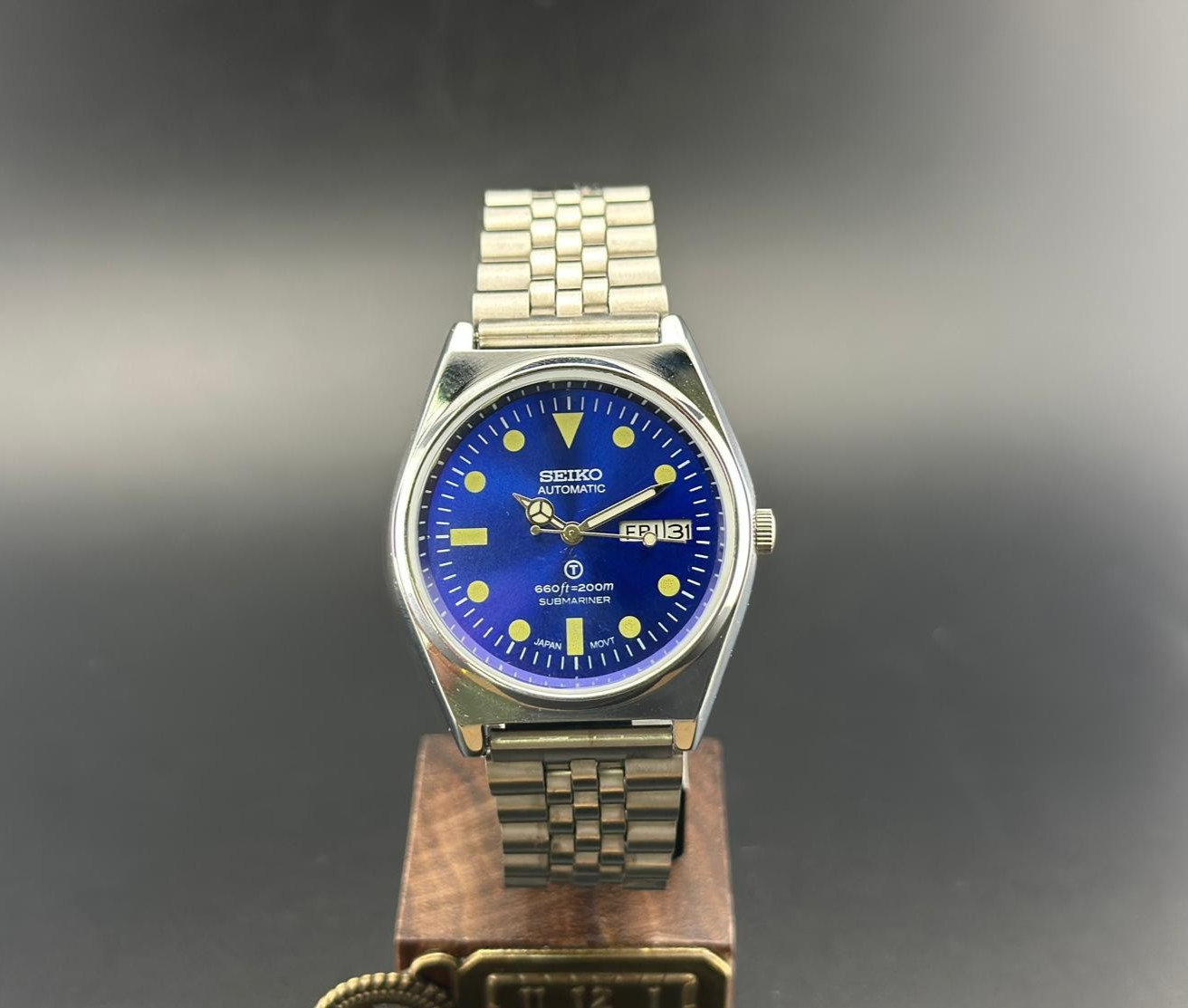 Vintage Seiko Automatic 6309A Japan Made Men’s Wrist Watch, Day/Date