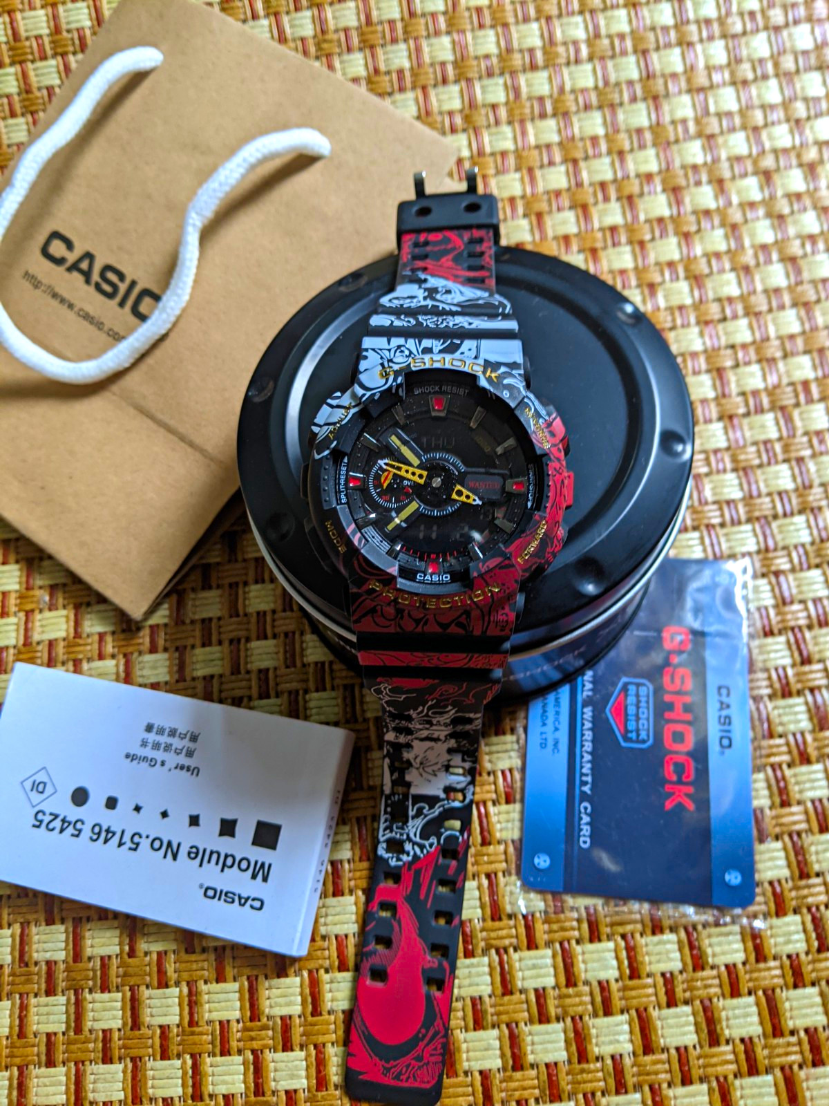Casio G-SHOCK One Piece GA-110JOP Ana-Digi 200m Quartz Resin Strap