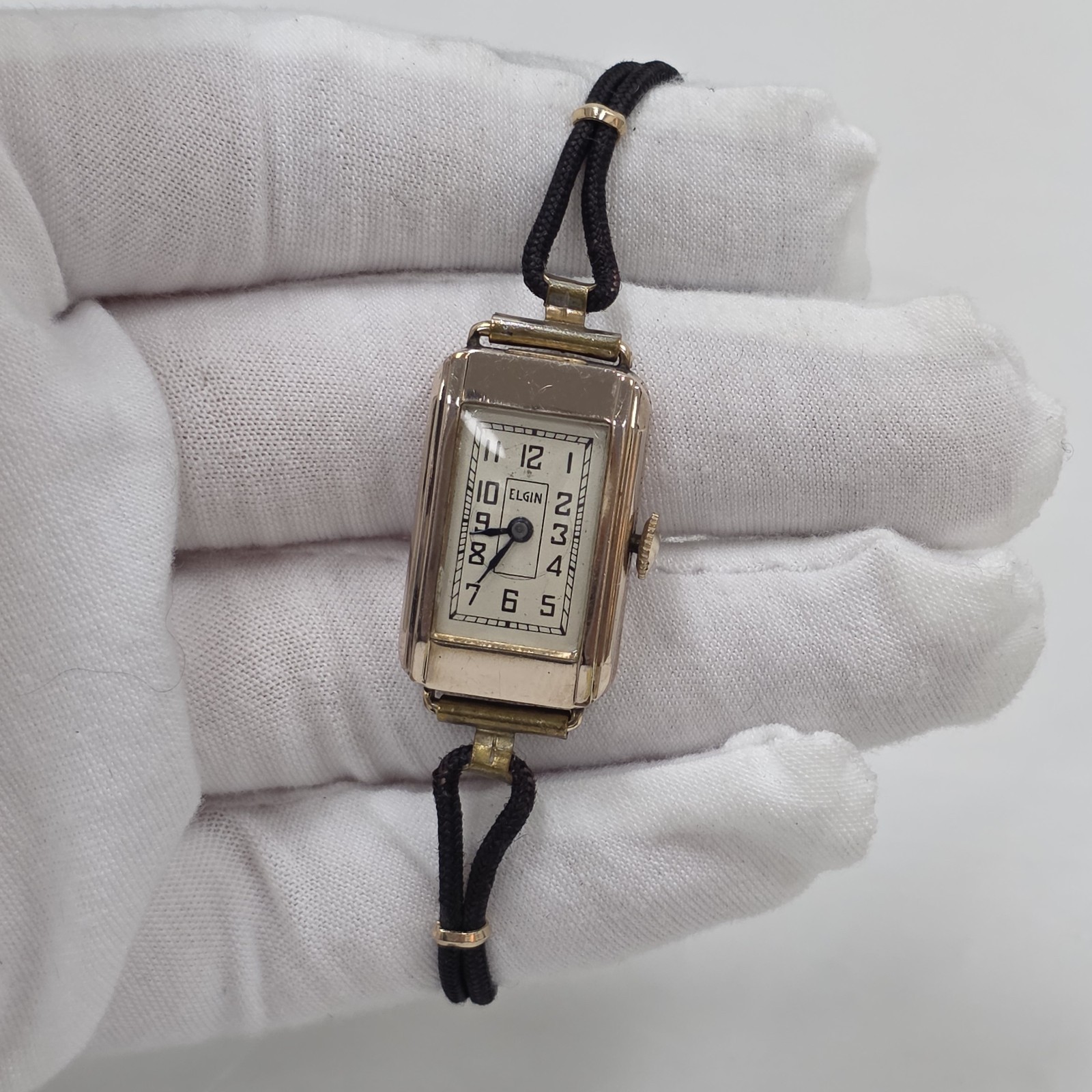 1930 Vintage Elgin 488 7 Jewels USA 14KT Gold Filled Watch Mechanical 18/0s 7J