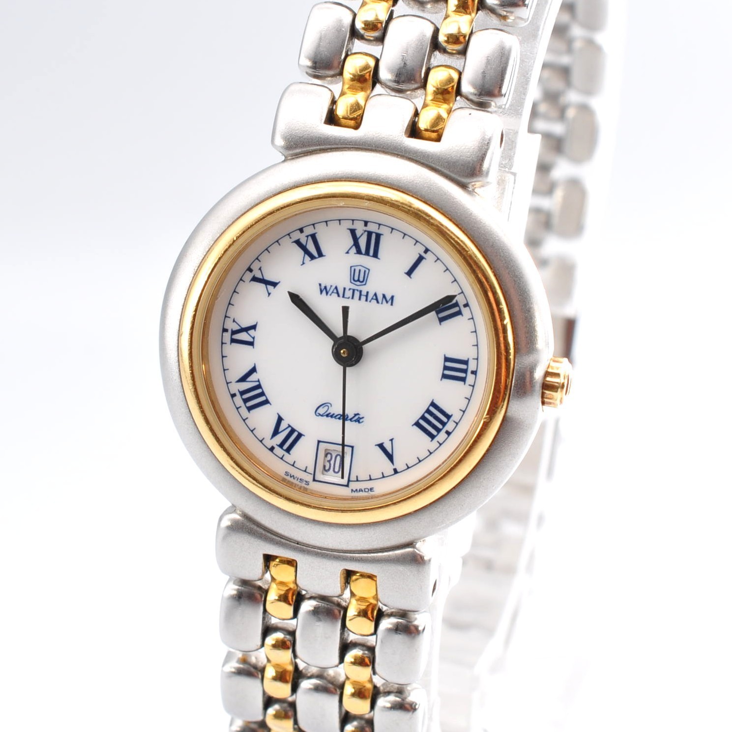 Waltham Quartz Analog Gold Women Watch New Battery w-11214