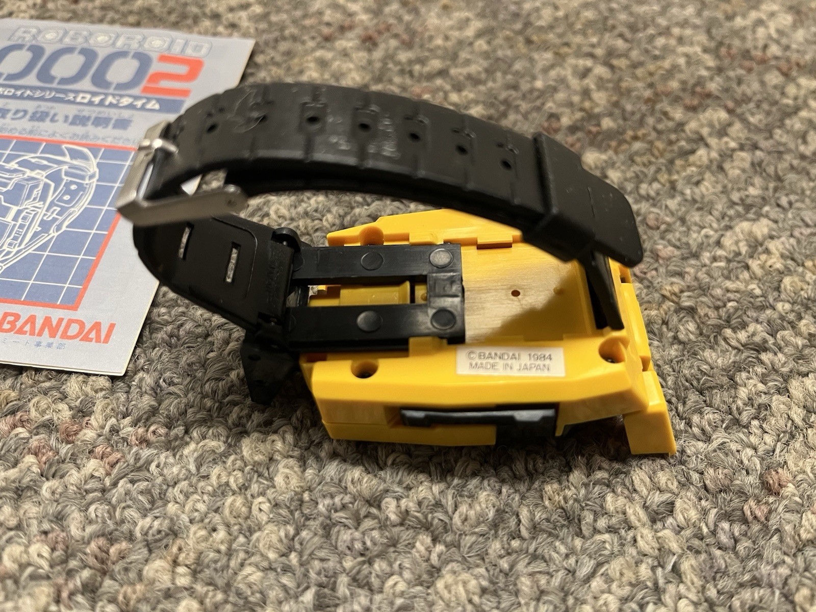 * VINTAGE BANDAI ROBOROID 0002 ROBOT WRIST WATCH *BC
