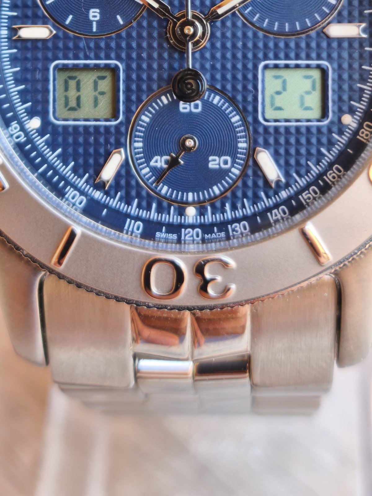 Wyler Vetta Challenge watch Ref. 1119770165 Ana Digit Blue Dial