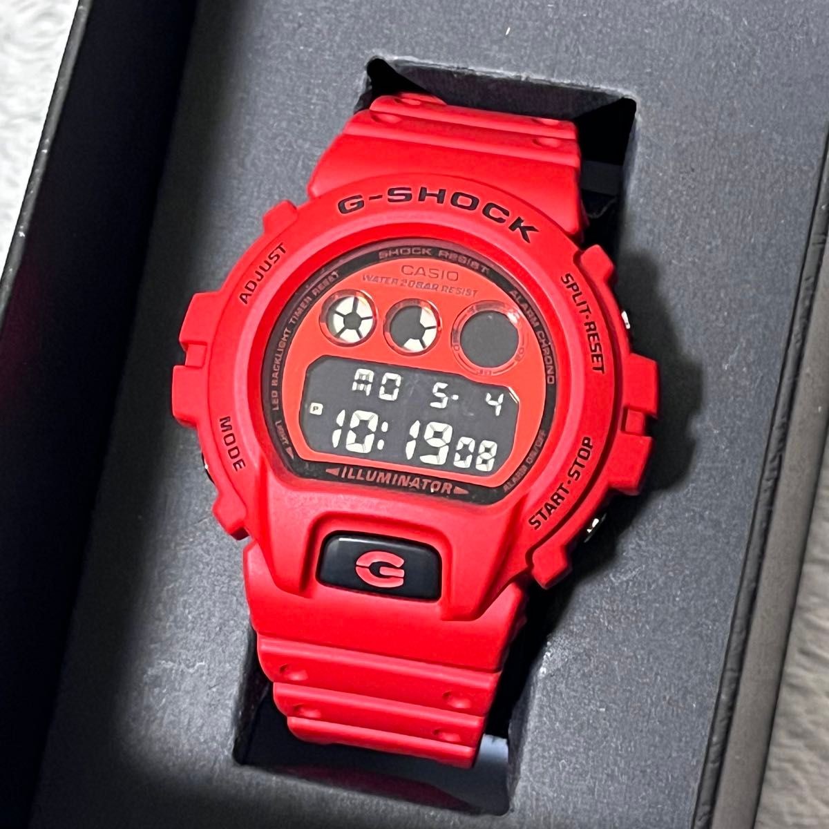 CASIO G SHOCK G Shock Digital Wristwatch Casio DW 6900RRB Red Black