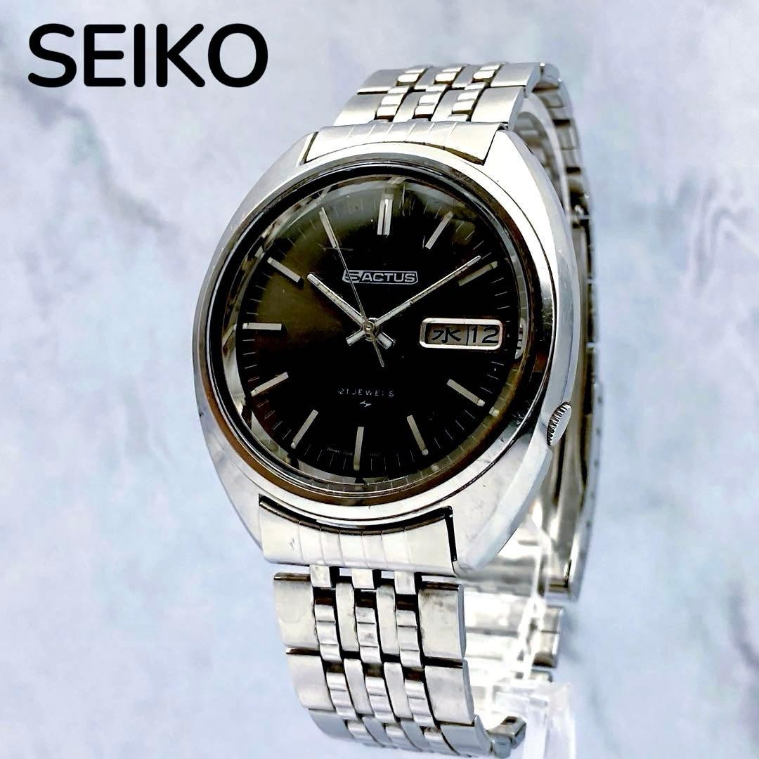 SEIKO 5 ACTUS 7019-7070 21 Jewels Automatic Wristwatch 1971 Pre-Owned
