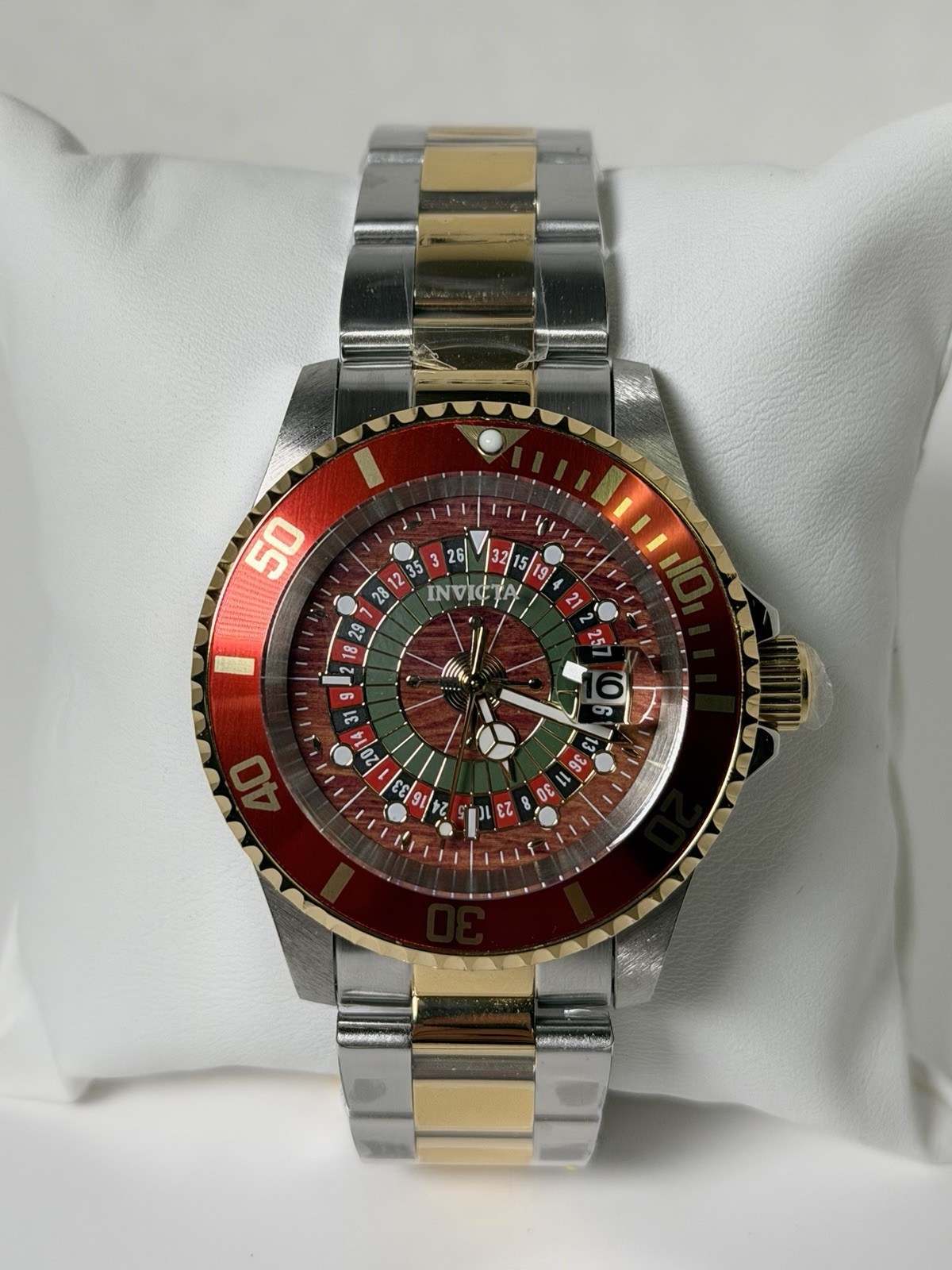 Invicta House of Cards Roulette Men’s Two Tone Quartz Watch| 40mm (50521)