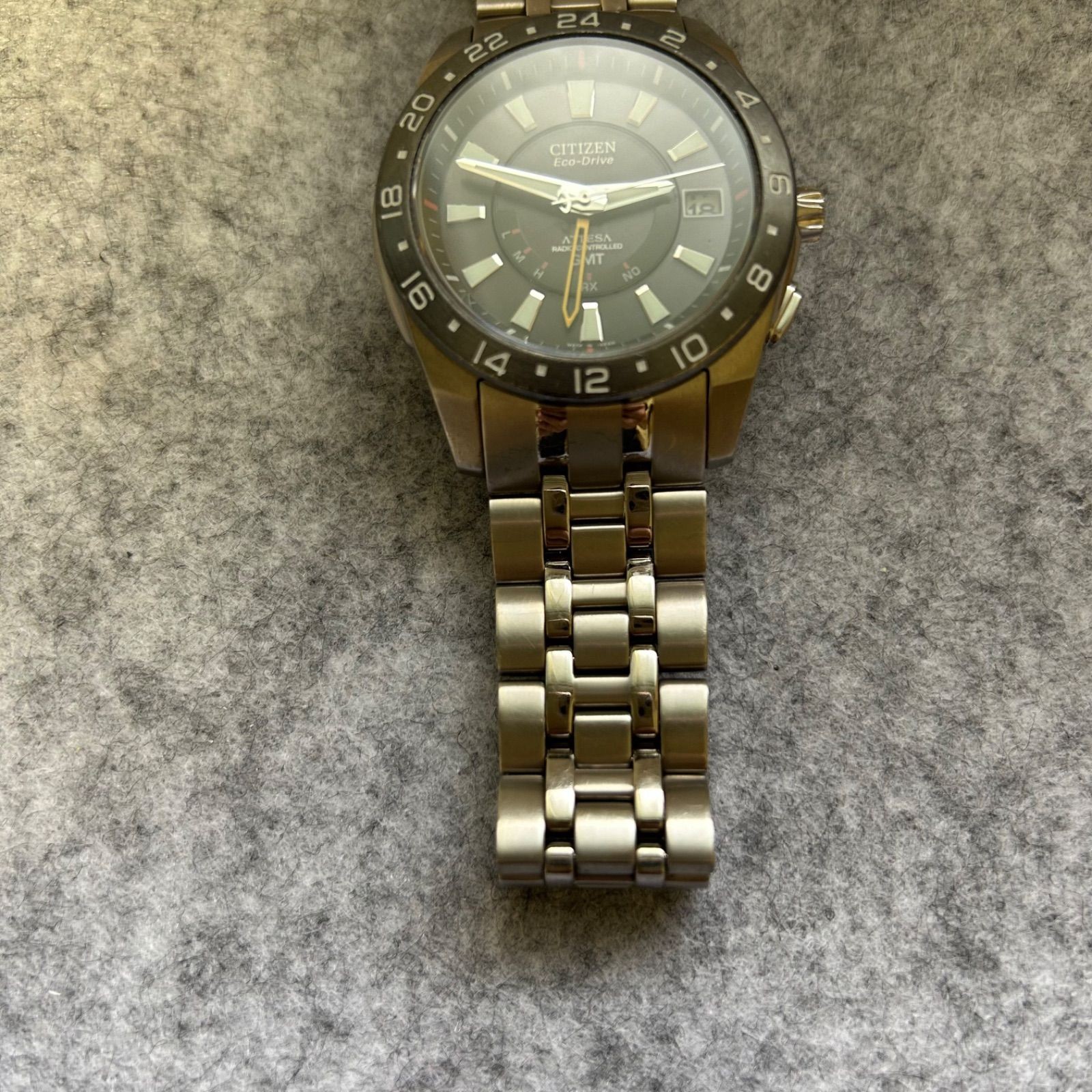 CITIZEN ATTESA H116-T012051 Used Wristwatch Solar Radio Controlled Unisex Adults