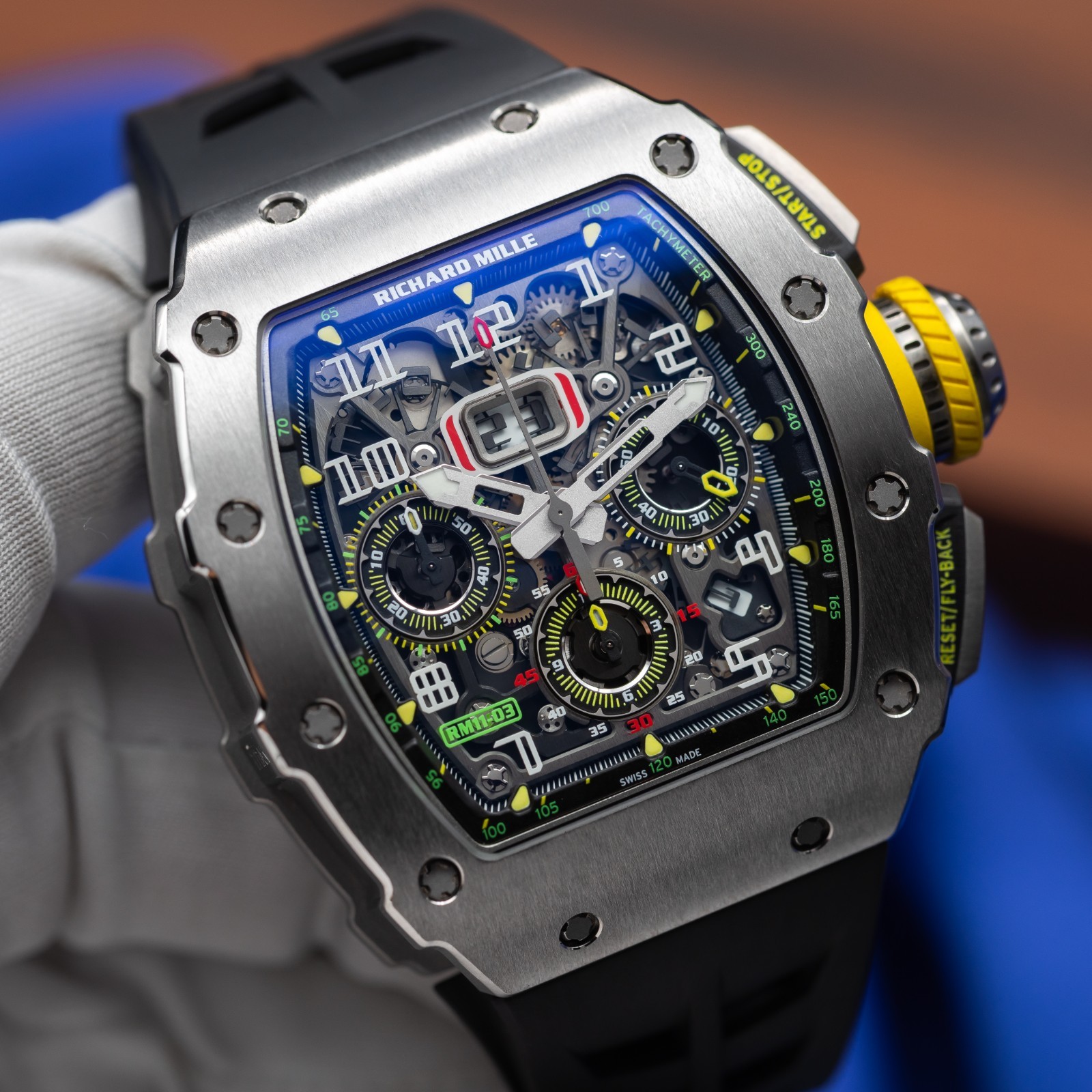 RICHARD MILLE RM 11-03 Automatic Flyback Chronograph Titanium RM11-03 Ti