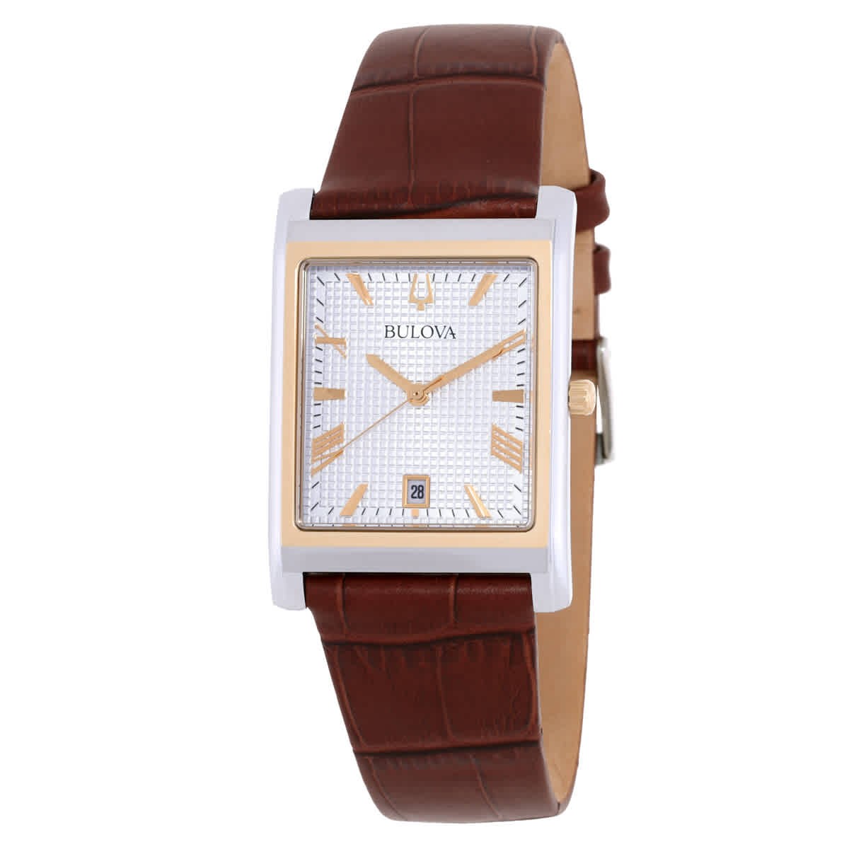 Bulova Sutton Quartz Silver Dial Men’s Watch 98B430