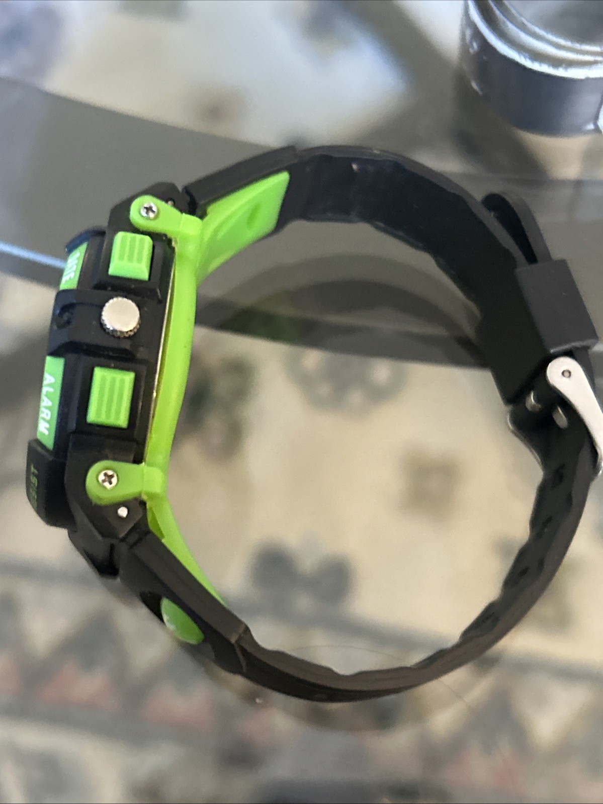 Skmei Black And Green Sport Watch