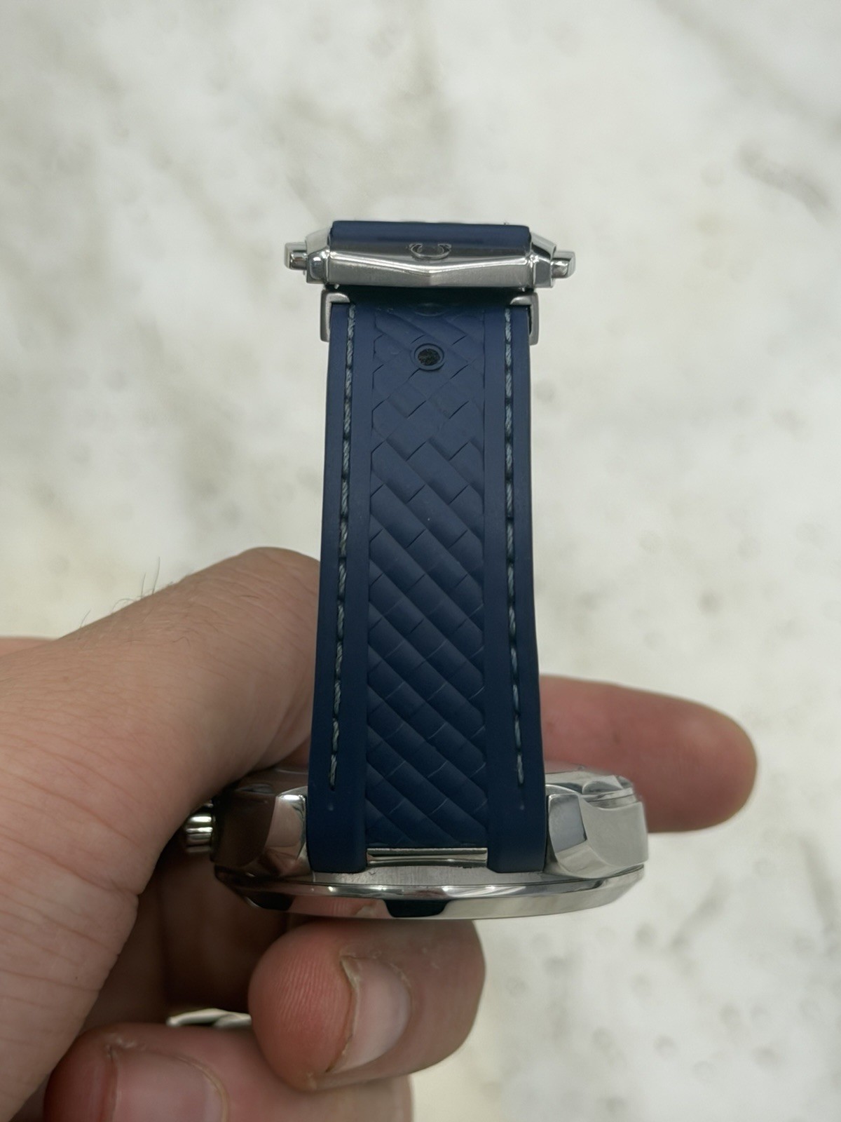 Omega Seamaster Aqua Terra GMT Worldtimer Steel Blue Dial 220.12.43.22.03.001