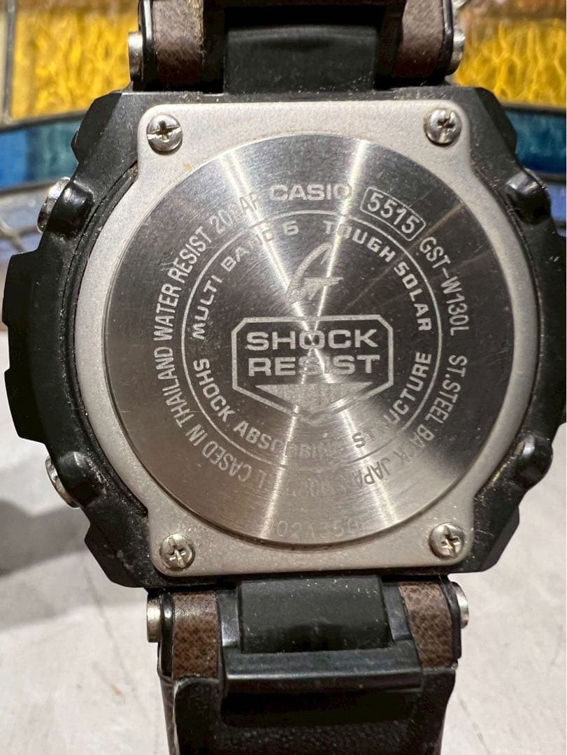 Casio G-SHOCK GSTW130L Solar Radio Wristwatch Timepiece Authentic Rare