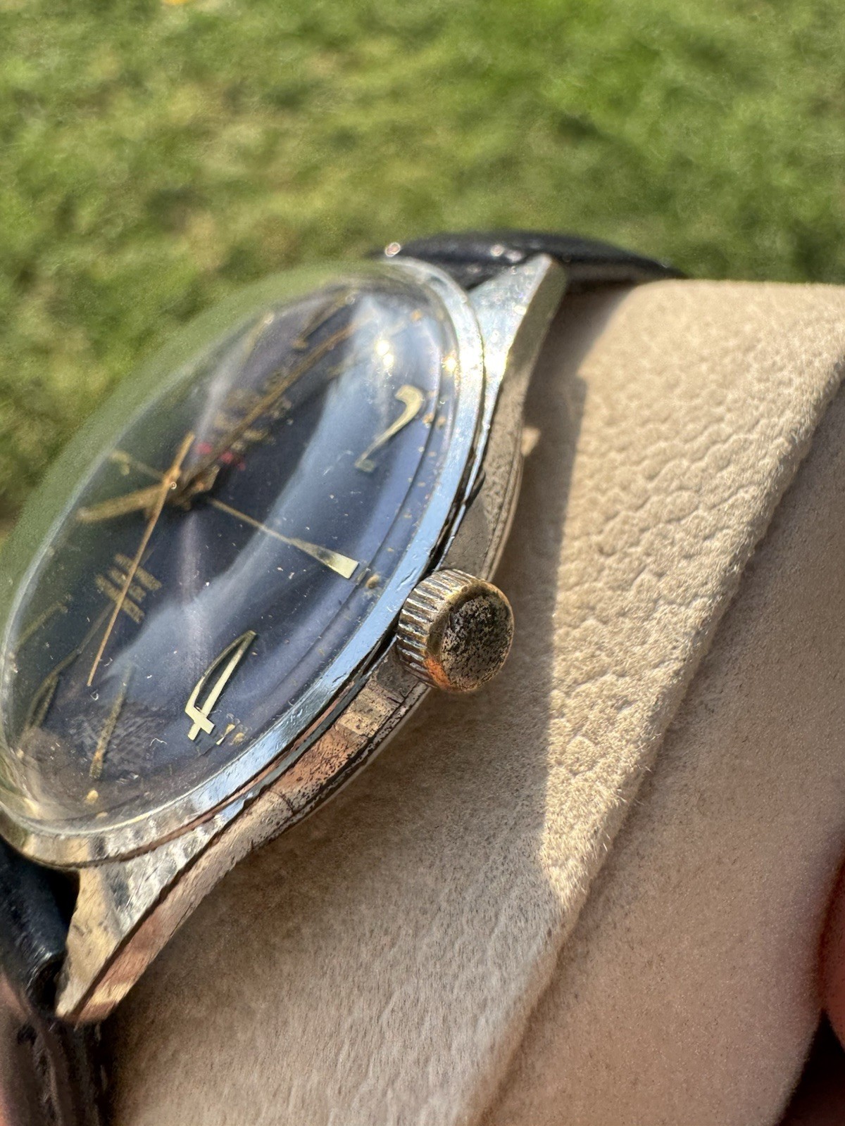 Vintage Atlantic Worldmaster Blue Dial 1970s – Rare Mechanical Watch