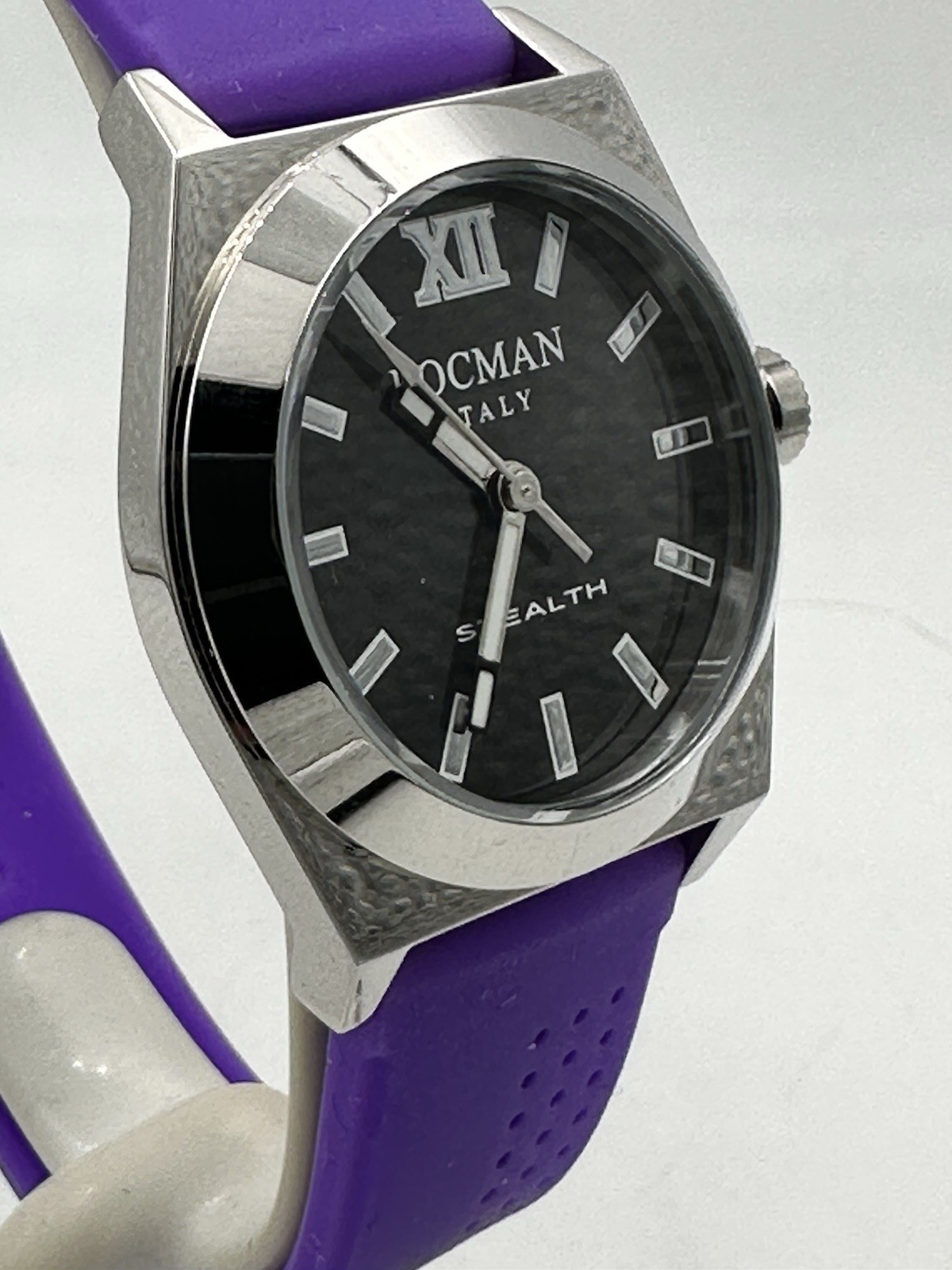 Locman Stealth Lady 204KGV/278 34mm Rubber Quartz Watch Brand New