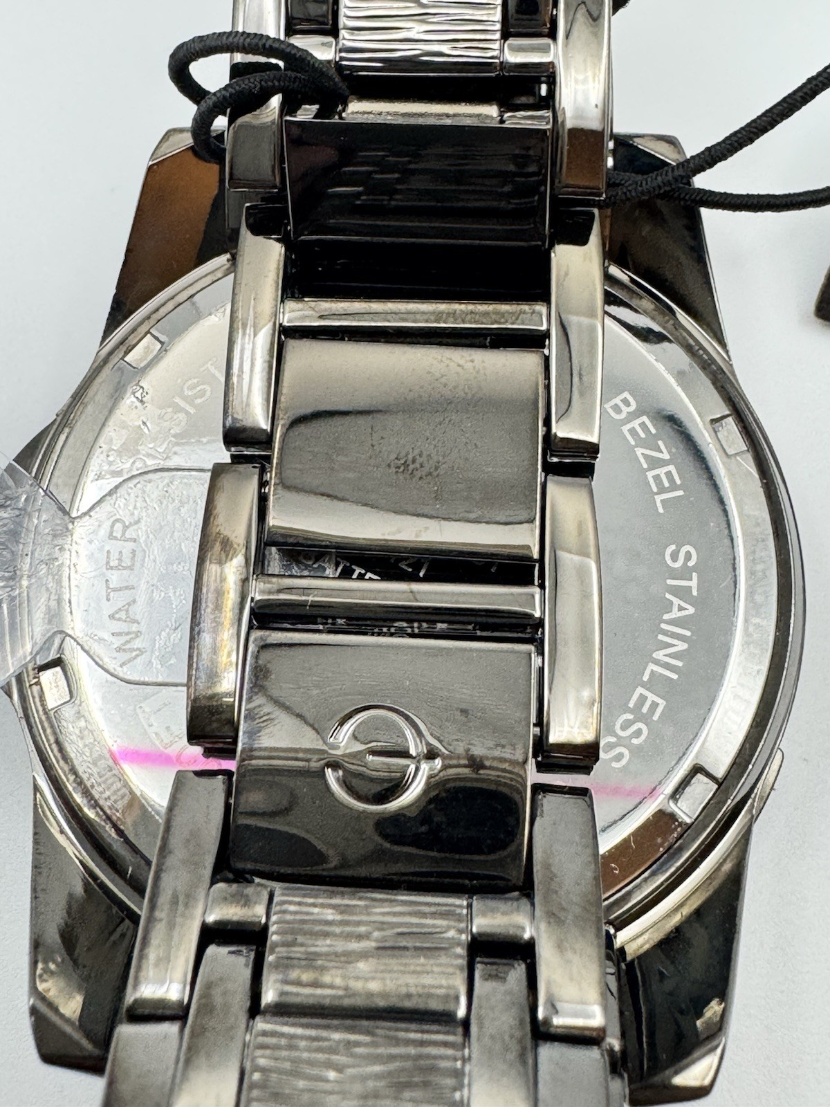 Elgin Men’s Gunmetal Quartz Analog Watch And Matching Bracelet