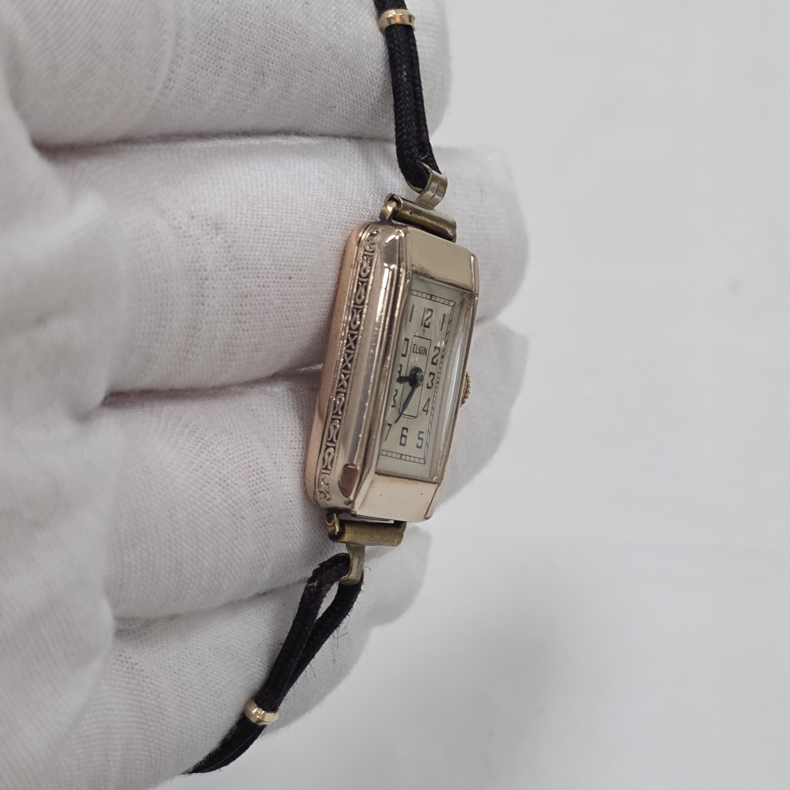 1930 Vintage Elgin 488 7 Jewels USA 14KT Gold Filled Watch Mechanical 18/0s 7J