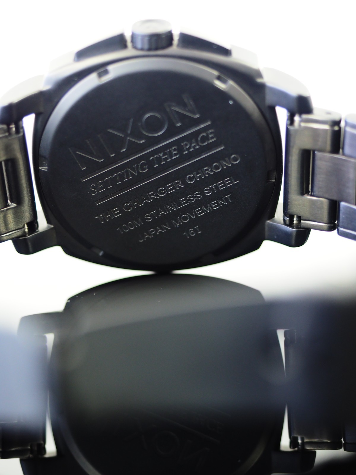 Nixon The Charger Chrono SS Watch All Black