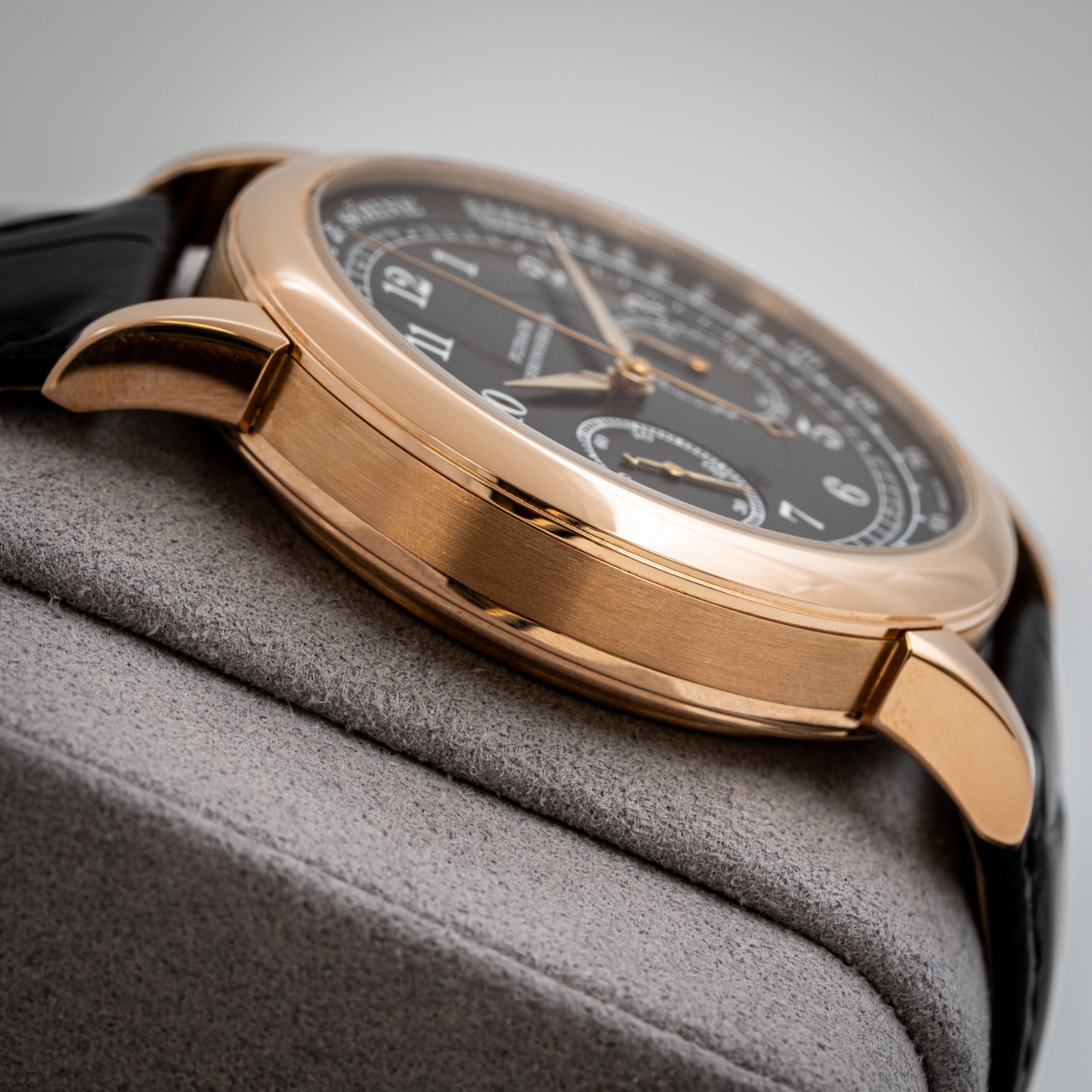 A. Lange & Söhne 1815 Chronograph Pink Gold 414.031 Box and Papers