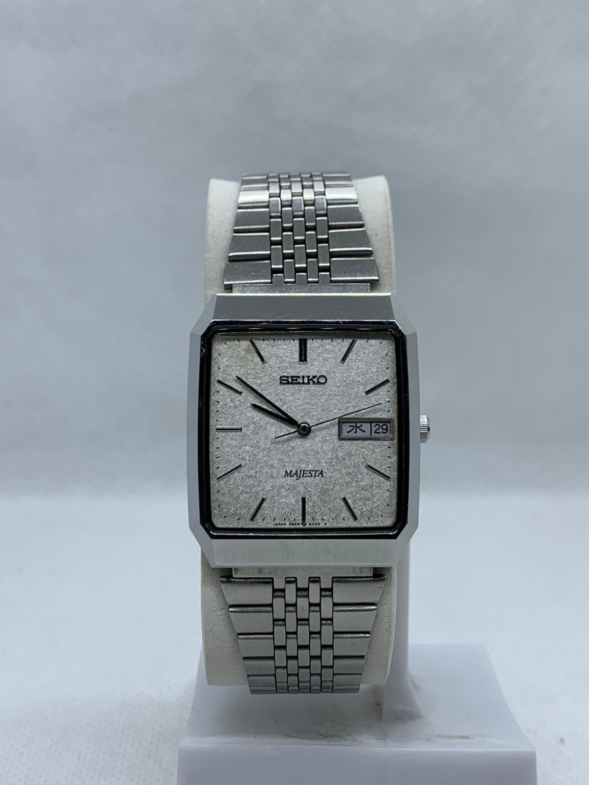 [Near MINT] SEIKO MAJESTA 9533-5000 Frosted Dial Kanji Quartz Men’s Watch JAPAN