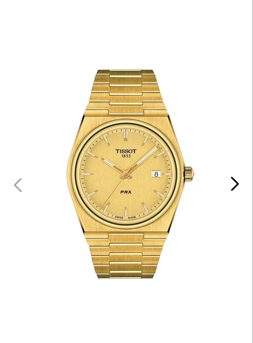 TISSOT PRX Quartz 40mm Gold Men’s Watch