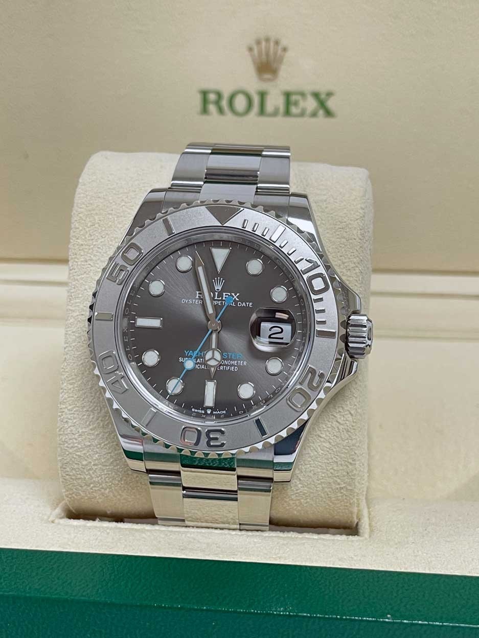 Rolex Yachtmaster 40 Rhodium 126622 Mint 2021 + Warranty Complete