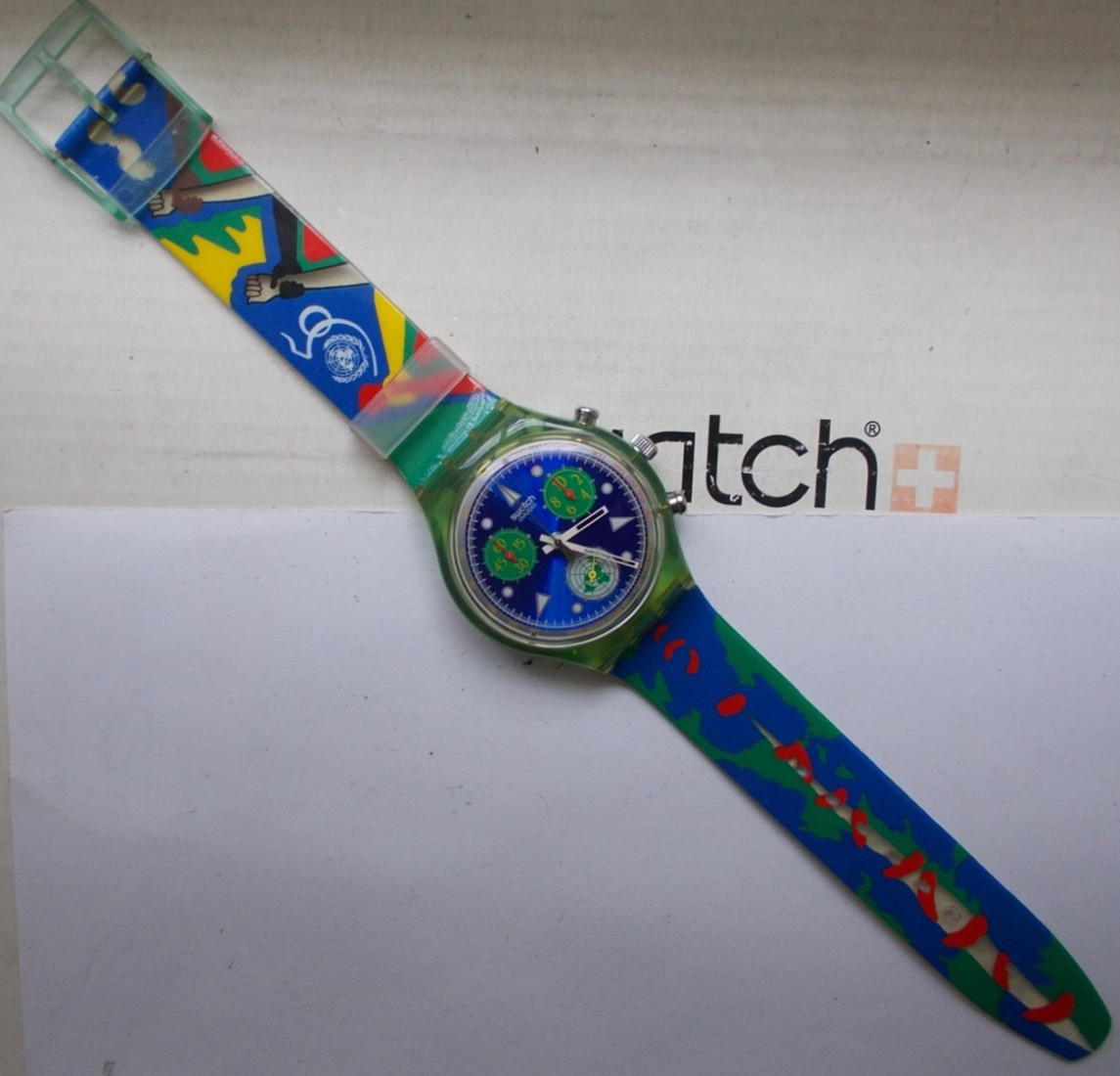 CHRONO SWATCH ” UN-LIMITED ” ’94 PRISTINE WOW RARE L@@K