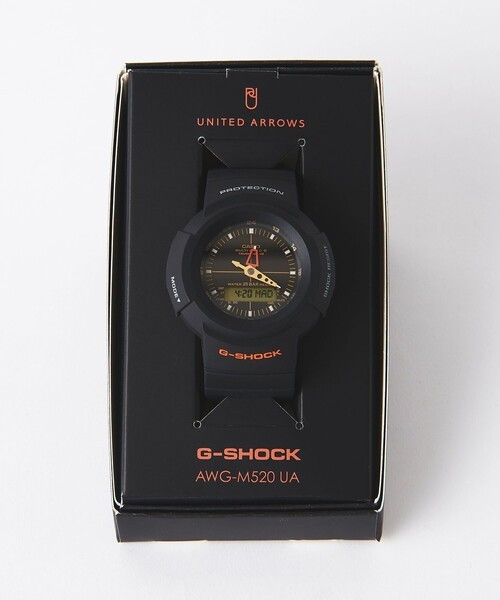 Casio G-SHOCK UNITED ARROWS AWG-M520UA Limited Edition Solar Radio Watch Black