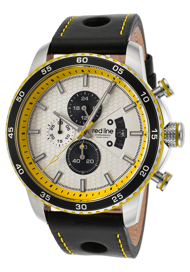 NEW Men’s ReD LINE Speed Rush Chronograph Black Yellow RL-304C-02S-YA NO BOX
