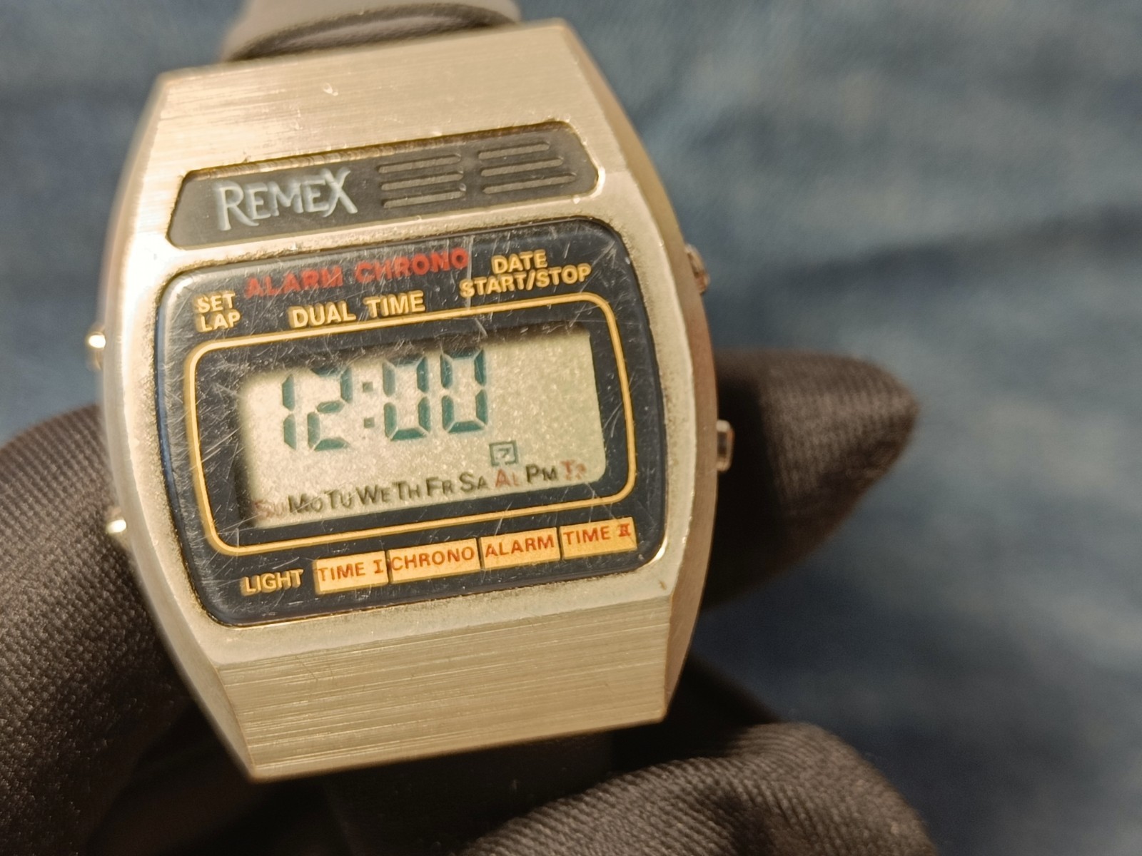 Vintage 1970s ’80s Remex Digital Watch Working