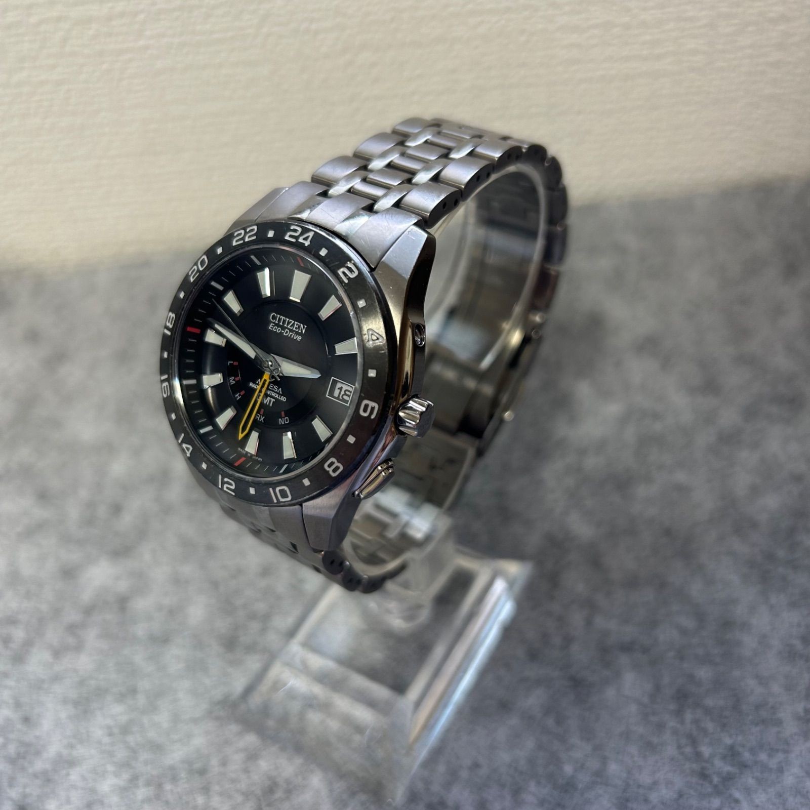 CITIZEN ATTESA H116-T012051 Used Wristwatch Solar Radio Controlled Unisex Adults