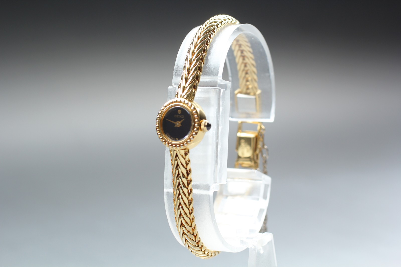 Vintage 1993 [Near MINT] Seiko Exceline 1E20-0010 Gold Women’s Qz Watch JAPAN