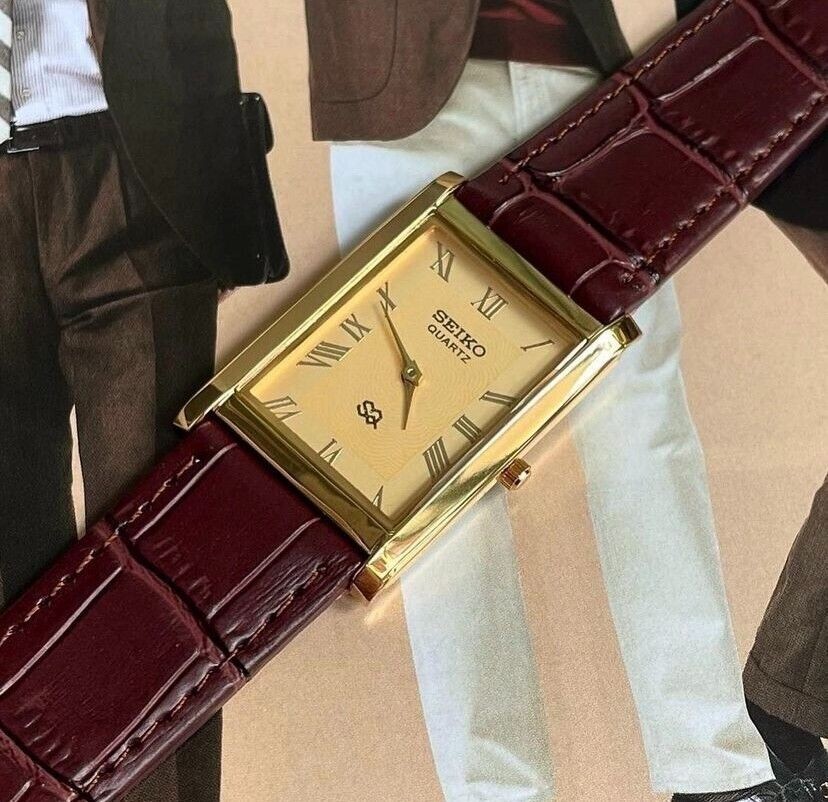Vintage Seiko Slim Quartz Men’s Wrist Watch – Comes With New Battery, New Band