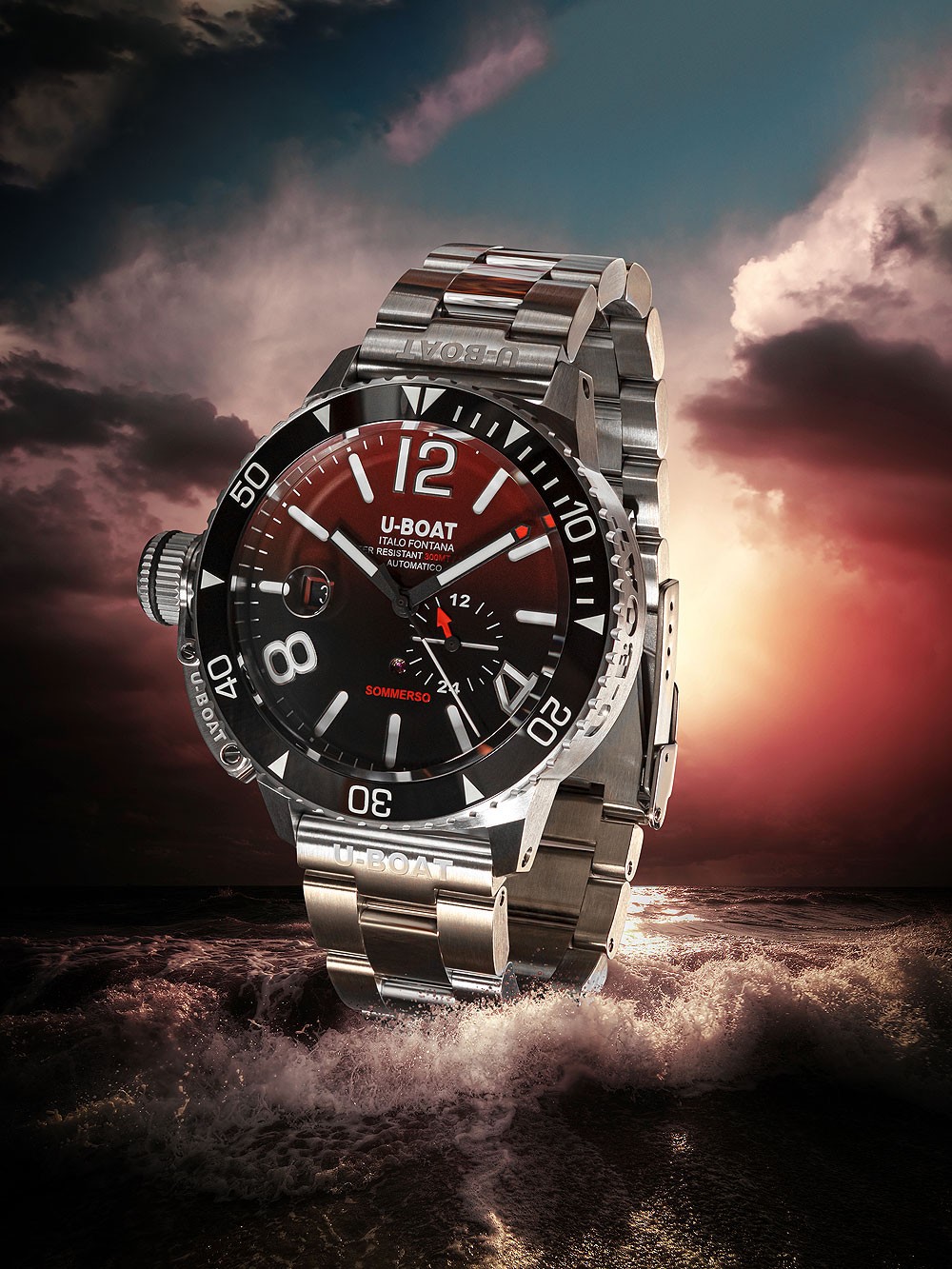U-Boat 9521/MT Sommerso Automatic Mens Watch 46mm 30ATM