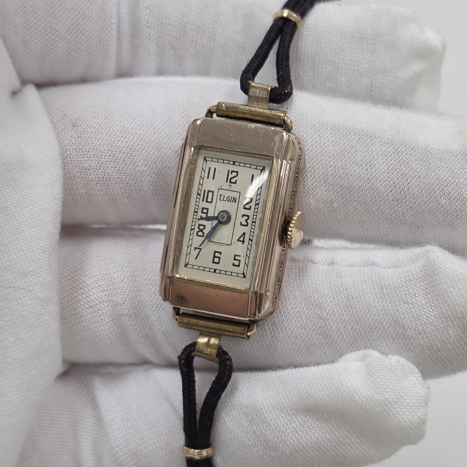 1930 Vintage Elgin 488 7 Jewels USA 14KT Gold Filled Watch Mechanical 18/0s 7J
