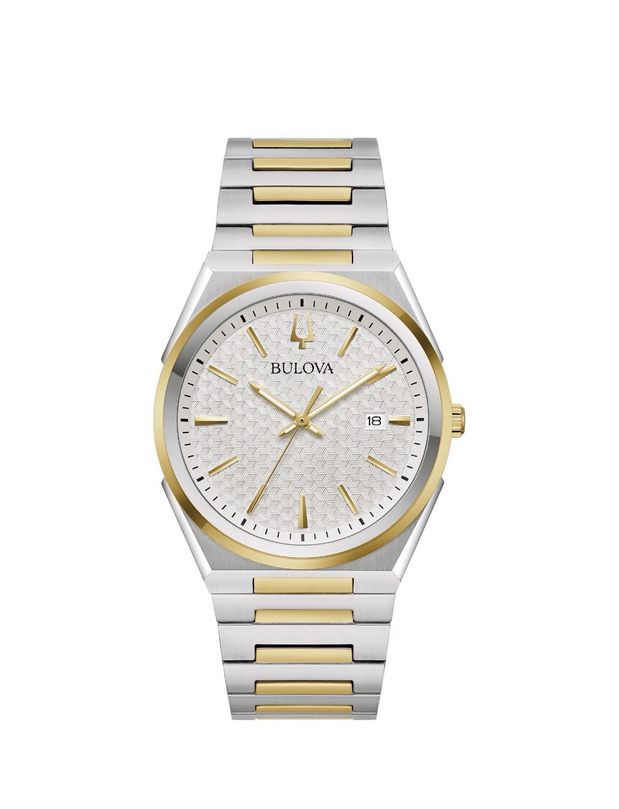 Bulova Classic Two-Tone Stainless Steel Quartz Men’s Watch 98B424 NEW
