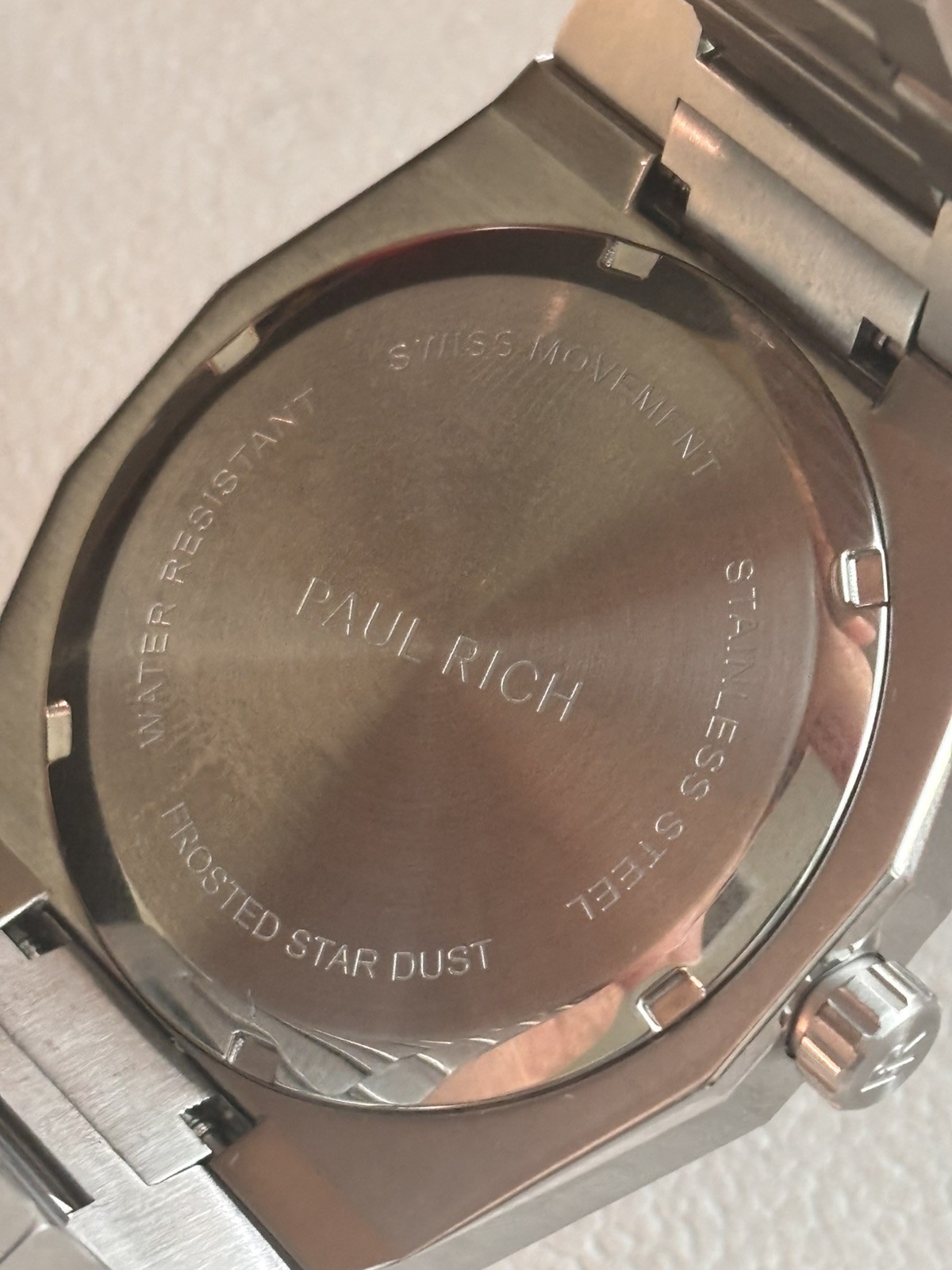 Paul Rich Frosted Star Dust II Void Silver | Black Dial