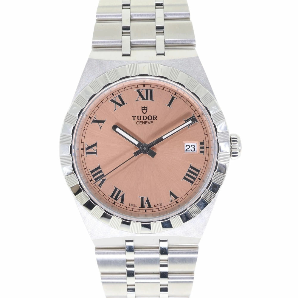 TUDOR Royal 38 28500 Pink Case Size 38.0mm Men’s Used Watch #64023