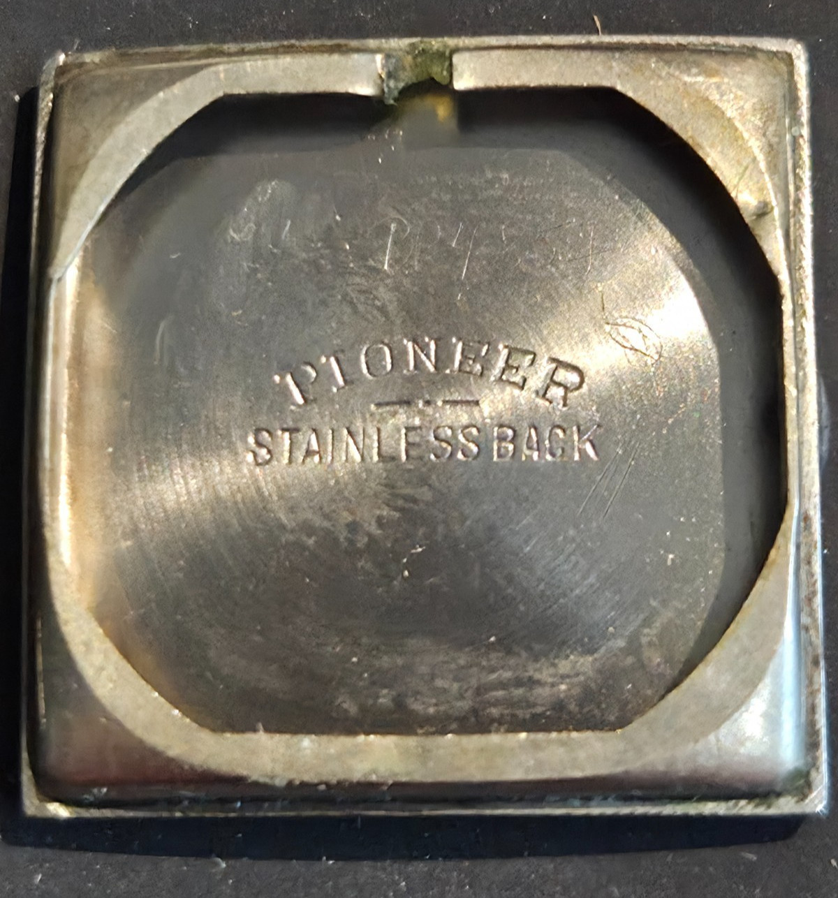 Vintage Clinton Pioneer case men’s wristwatch, Running 1930s