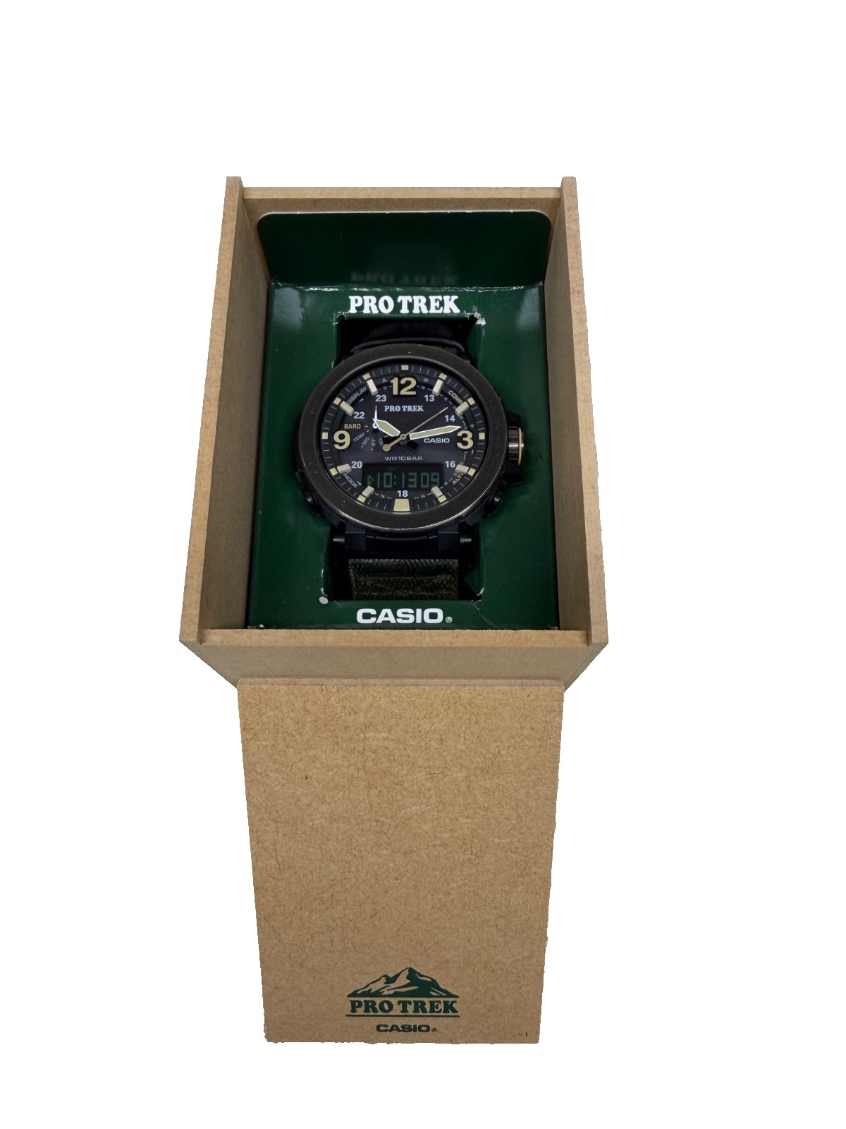 Casio Pro Trek Men’s Tough Solar Triple Sensor 52mm Watch PRG-600YB-3CR