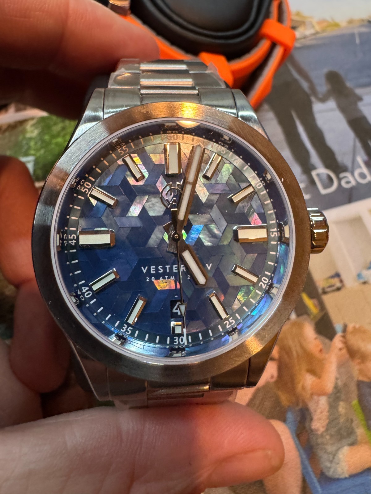 Henry Archer Vesterhav Ultraviolet MOP Mosiac Dial Premium Miyota 9019 Watch