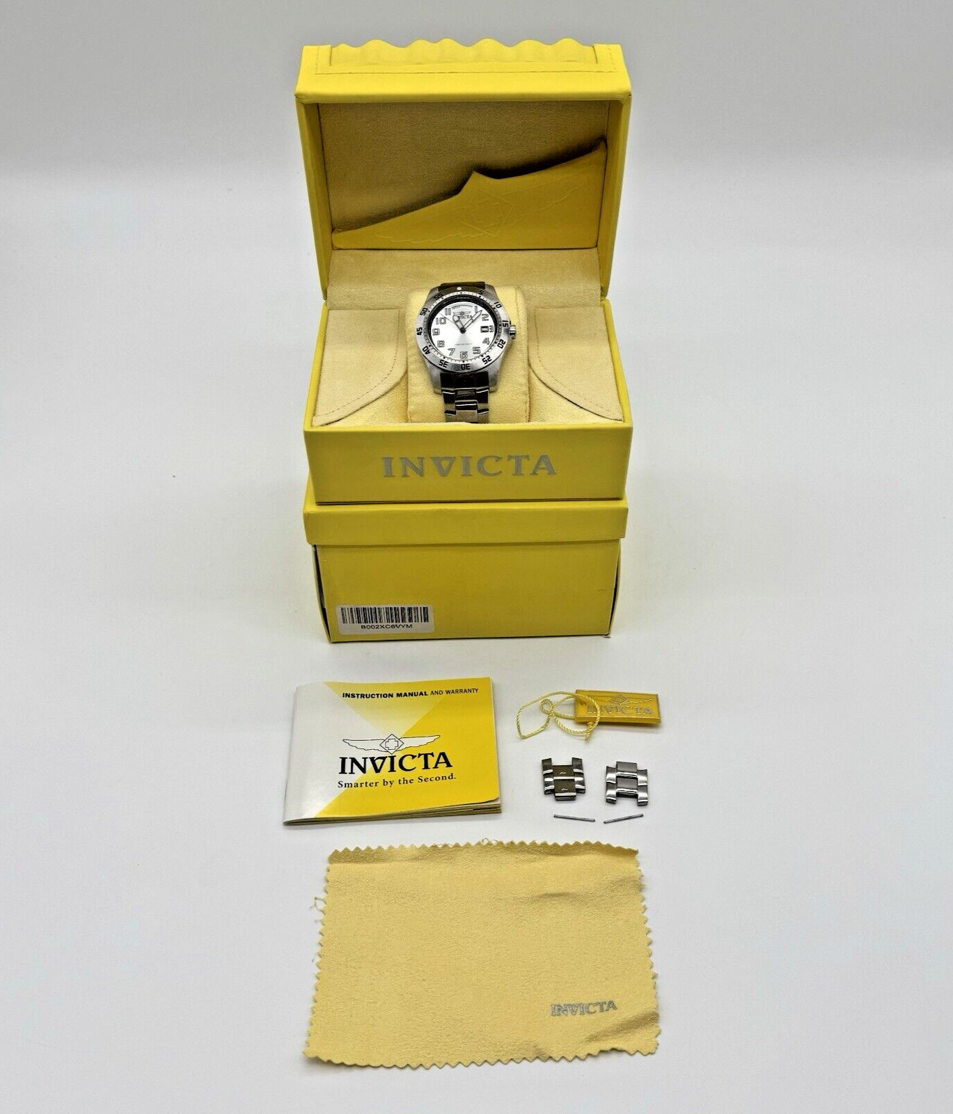 INVICTA Tritnite Night Glow Men Watch 5249 Stainless Steel White Pro Diver *READ
