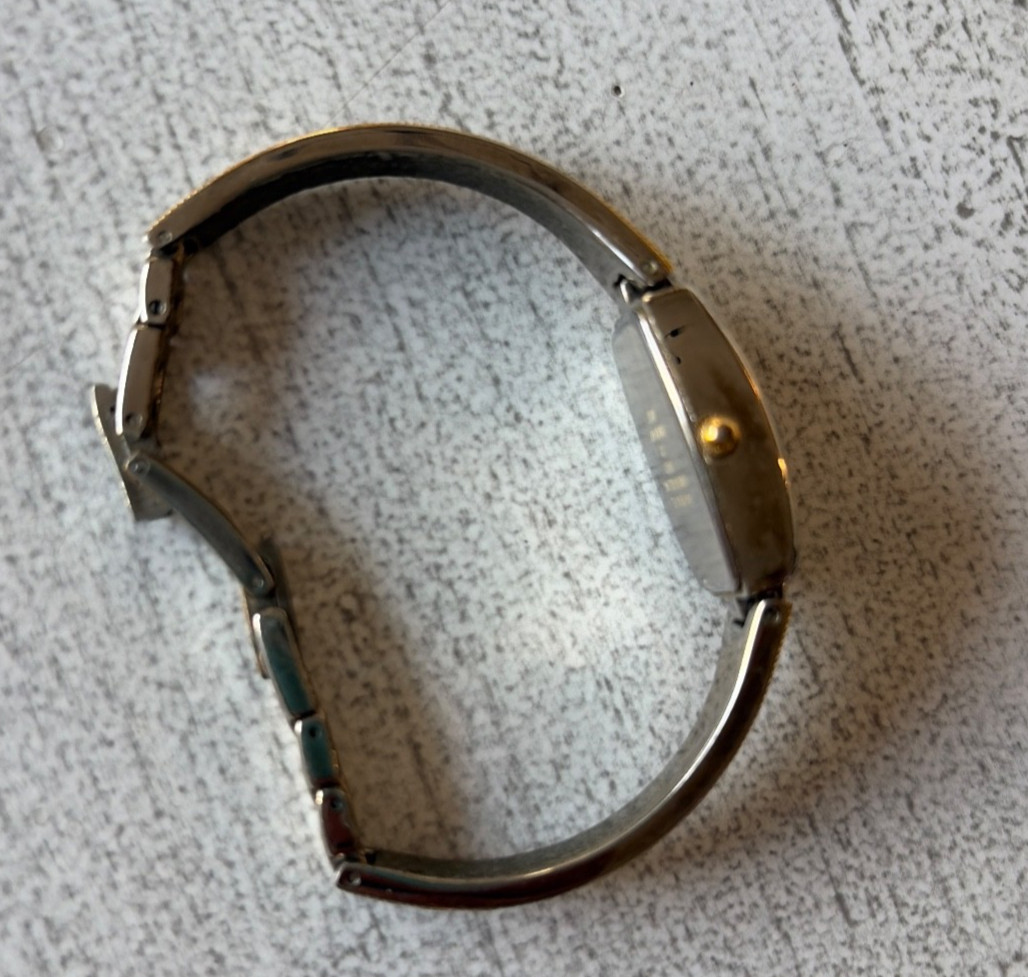 Anne Klein Watch Women 17mm Gold Silver T Women 17mm Gold Silver Two Tone Scroll