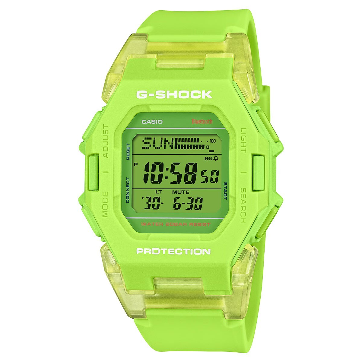 G-Shock GD-B500 Slim Bluetooth Step Tracker Fluorescent Yellow Watch GD-B500S-3