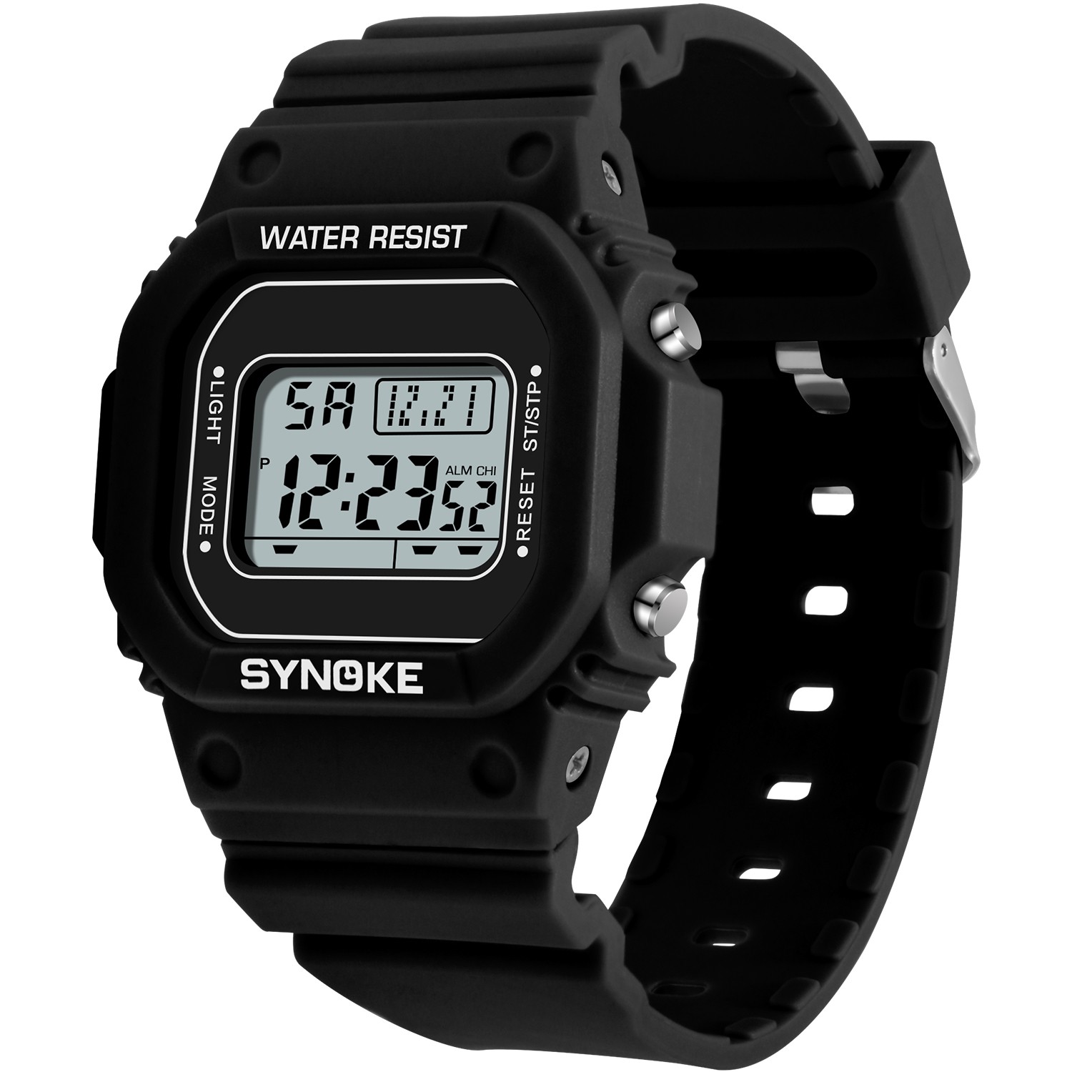 Men Women Outdoor Sport Digital Watch Waterproof Back Light LED Watch Xmas Gift
