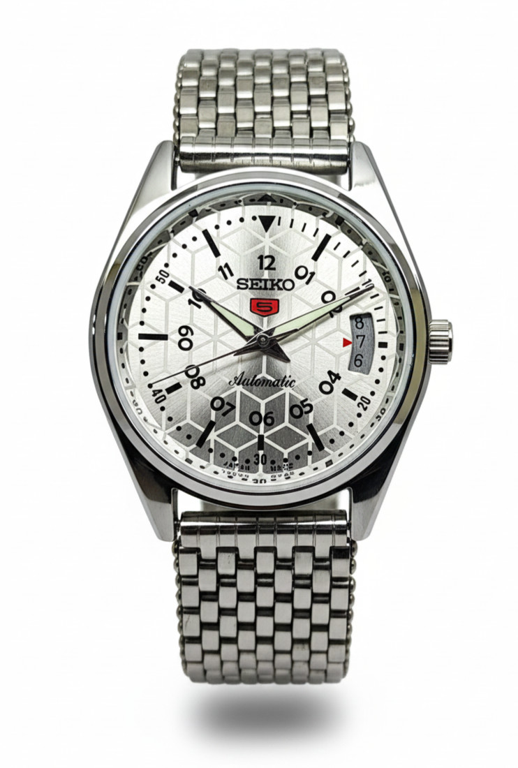 Refurbished Automatic Men’s Watch Day Date | Classic Vintage Style | Steel Strap