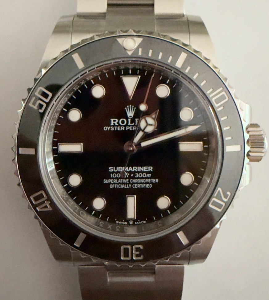 Rolex Submariner 124060 No Date 41mm Silver Oyster Watch Full Set 2026