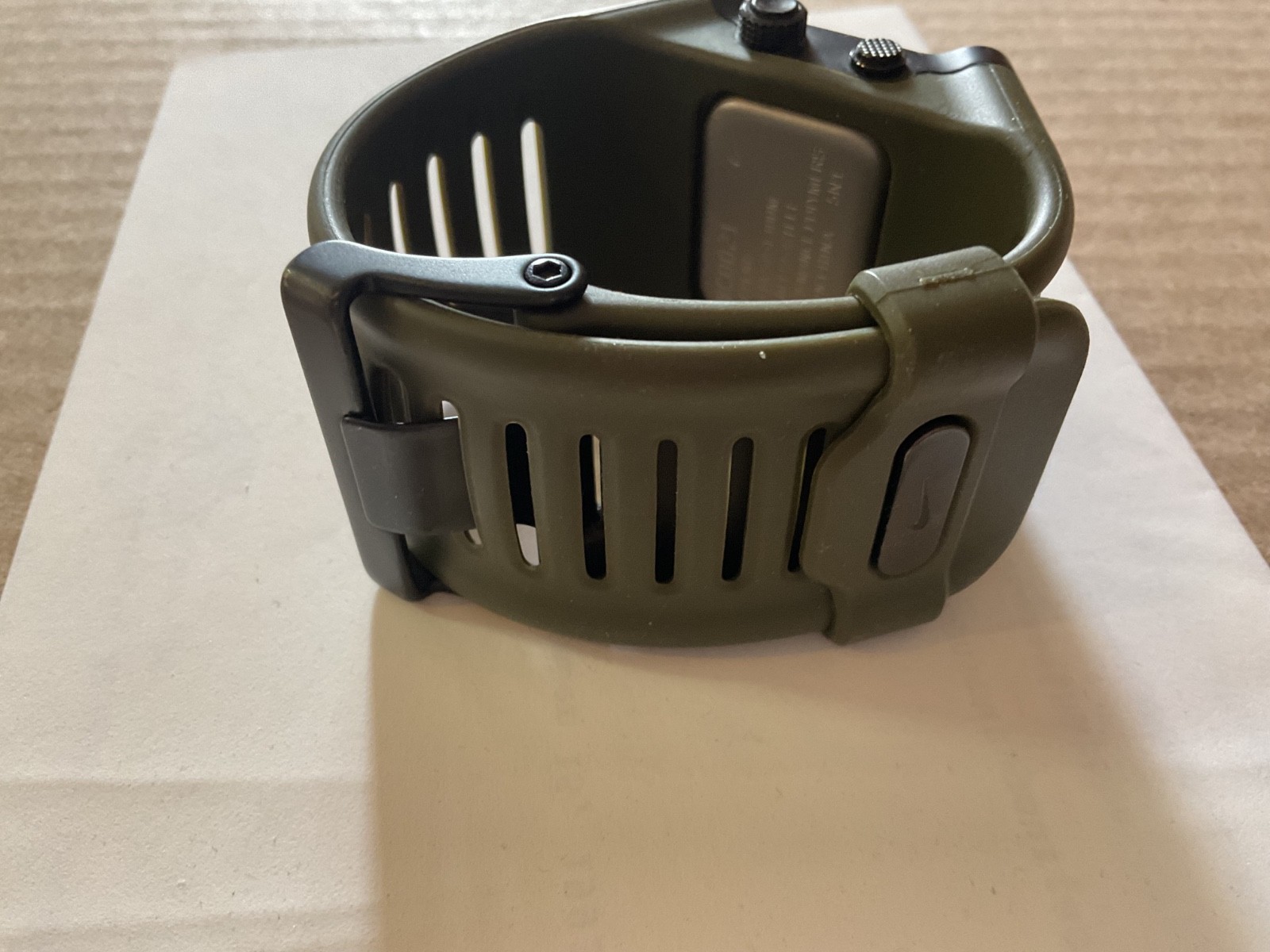 Nike Mettle Hammer Watch Military Green WC0021 New Battery