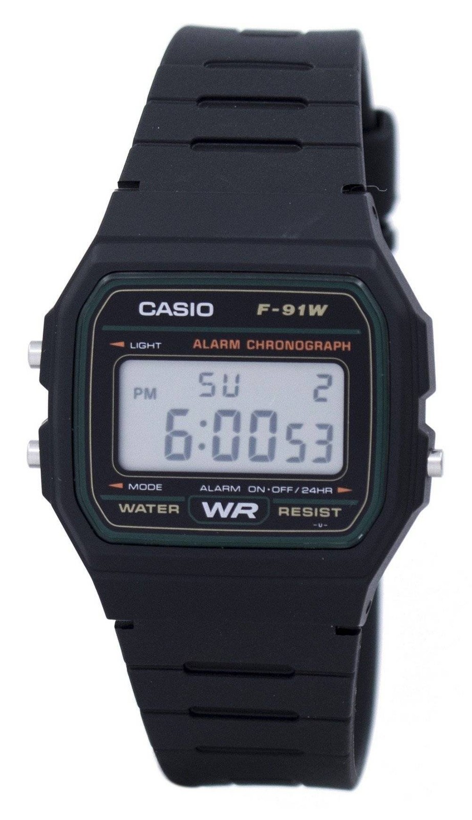 Casio Classic Sports Digital Chronograph Alarm Grey Dial F-91W-3SDG Men’s Watch