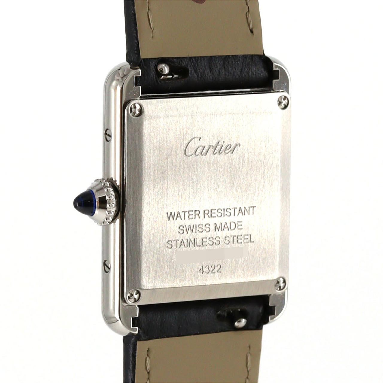 Authentic Cartier Tank Must SM WSTA0110 Stainless Steel Quartz #230-000-602-4672